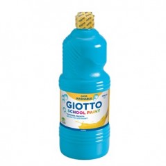 Guache Liquido Giotto Escolar 1 Litro Azul Cyan / Escolar /