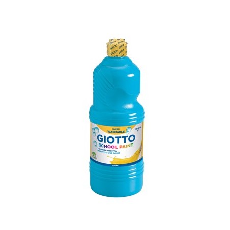 Guache Liquido Giotto Escolar 1 Litro Azul Cyan / Escolar /