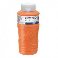 Guache Pintura Dedos Giotto Dita 750ml Laranja