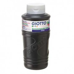 Guache Pintura Dedos Giotto Dita 750ml Preto