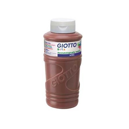 Guache Pintura Dedos Giotto Dita 750ml Castanho