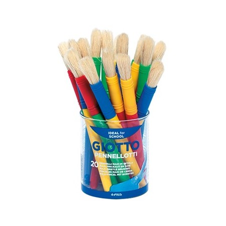 Pincel Giotto Maxi Copo 20un / Escolar / Pintura / Pinceis