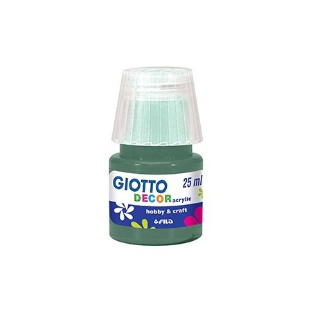 6un Guache Liquido Giotto Decor Acrilico 25ml Verde Floresta