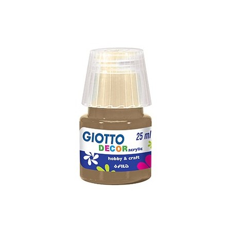 6un Guache Liquido Giotto Decor Acrilico 25ml Ouro / Escolar