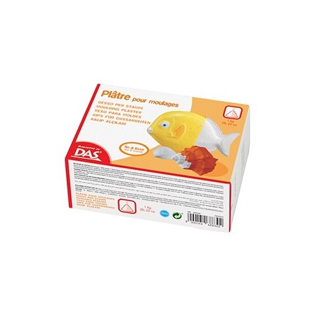 Gesso para Modelar DAS 1Kg / Escolar / Modelagem / Plasticin