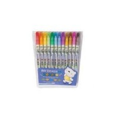 Marcador Fino Doodi 12 Cores Pvc Set / Escrita e Desenho / M