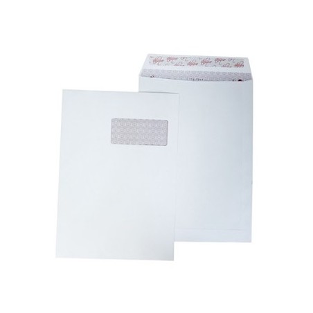 Envelopes Saco 229x324mm c/Janela Branco 90gr Autodex Cx250