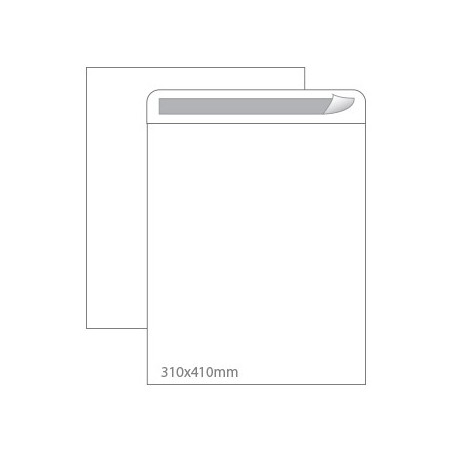 Envelope Saco 310x410mm 100gr Autodex Branco Cx 100un