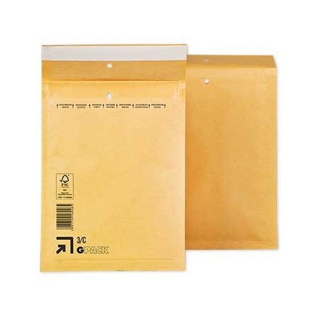 100un Envelopes Air-Bag Kraft 150x215 Nº 0 un / Papeis e Tra