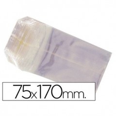 Sacos Celofane 75mmx170mm (Pack100) / Manutencao e Higiene /