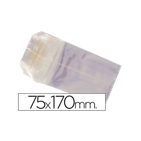Sacos Celofane 75mmx170mm (Pack100) / Manutencao e Higiene /