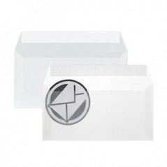 Envelopes 110x220mm s/janela Vegetal Transparente Cx 25un /