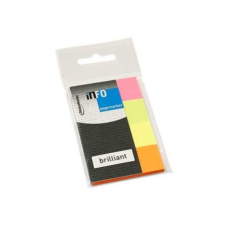 Sinalizadores Multicolor 4x20x50mm 4 Cores 160Folhas / Escri