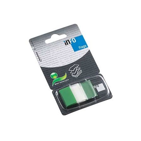 Separador Tape Flags 1 Polegada Verde / Escritorio e Papelar