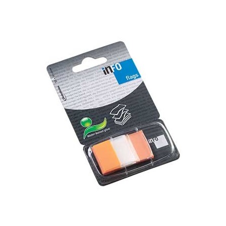 Separador Tape Flags 1 Polegada Laranja / Escritorio e Papel