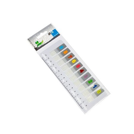 Post-It Index numerado 12x44mm 10un / Escritorio e Papelaria