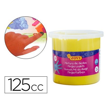 ESTOJO JOVI PINTURA A DEDOS 125 CC AMARELO OPACO