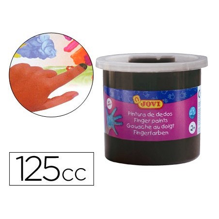 ESTOJO JOVI PINTURA A DEDOS 125 CC PRETO OPACO
