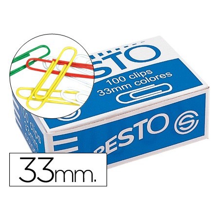 CLIPS PRESTO DE COR N. 2, 33 MM.