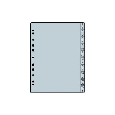 Conjunto Separadores A/Z, PP 0,13, A5 (ROMA 395) / Arquivo e