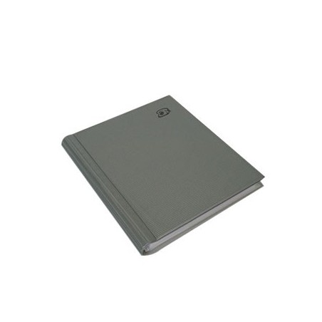 Agenda Telefonica c/Indice A a Z 14,8x21cm Cores Cinza / Arq