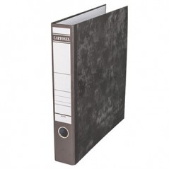 10un Pasta Arquivo L60 310x290 s/Caixa, Marmoreada Preto - 1