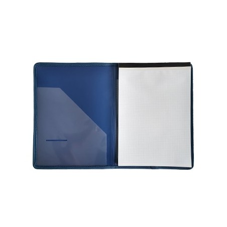 Porta Bloco c/ Bloco e Bolsa Interior Azul / Arquivo e Organ