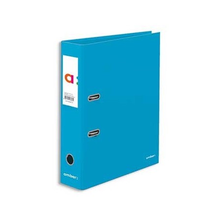 Pasta Arquivo Ambar School L/L Azul Turquesa