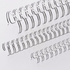 Argolas Metalicas Encadernar Passo 3:1 10mm Cx100 Prata / Es