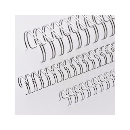 Argolas Metalicas Encadernar Passo 3:1 06mm Cx100 Prata / Es