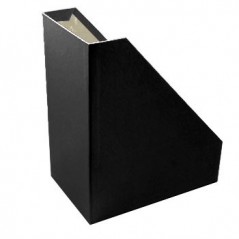 Porta Revistas Cartao L15,5 (30x25) Preto / Arquivo e Organi