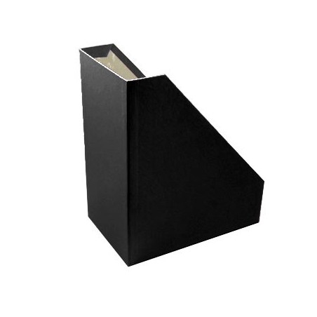 Porta Revistas Cartao L15,5 (30x25) Preto / Arquivo e Organi