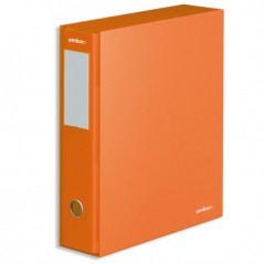 Pasta Arquivo C/Cx Ambar L/LDin Laranja