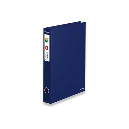 Pasta Arquivo Cor Lisa Ambar L/E Din Azul