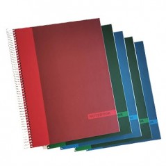 Caderno Espiral NoteBook A4 Quadri.Capa Dura 150 Folhas 70g
