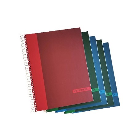 Caderno Espiral NoteBook A4 Quadri.Capa Dura 150 Folhas 70g
