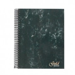 Caderno Espiral A5 Quadriculado Capa Dura 120Fls 70g 4 Furos