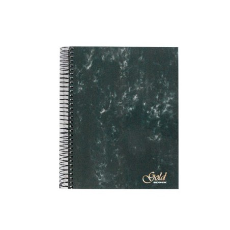 Caderno Espiral A5 Quadriculado Capa Dura 120Fls 70g 4 Furos