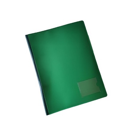 Dossier Plastico 2000 c/Mola 134PL Verde Opaco / Arquivo e O