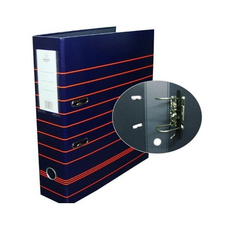 10un Pasta Arquivo L80 320x280 Riscas/Rado Azul / Arquivo e