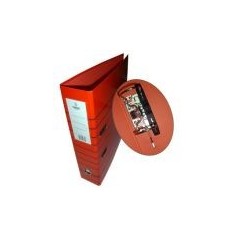 10un Pasta Arquivo L80 320x280 Riscas/Rado Vermelha / Arquiv