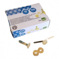 Ataches Latao c/Anilha 18mm Cx100un