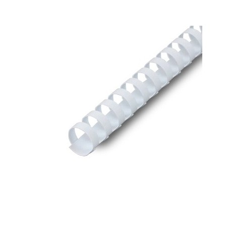 Argolas Pvc Encadernar 12mm 90 Folhas Cx100un Branco / Escri