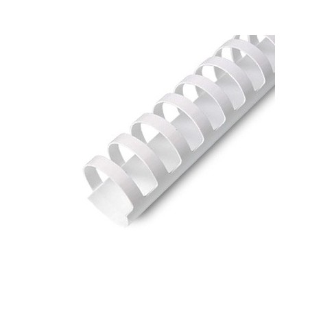 Argolas Pvc Encadernar 19/20mm Branco para 165 Folhas Cx 100