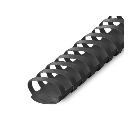 Argolas Pvc Encadernar 51mm 500 Fls Cx50un Preto Ovais / Esc