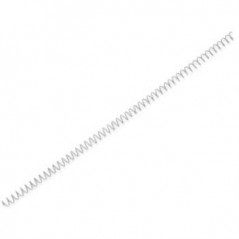 Argolas Espiral Metalicas Passo 5:1 10mm Cx 100 Prata / Escr