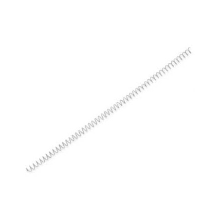 Argolas Espiral Metalicas Passo 5:1 08mm Cx 100 Prata / Escr