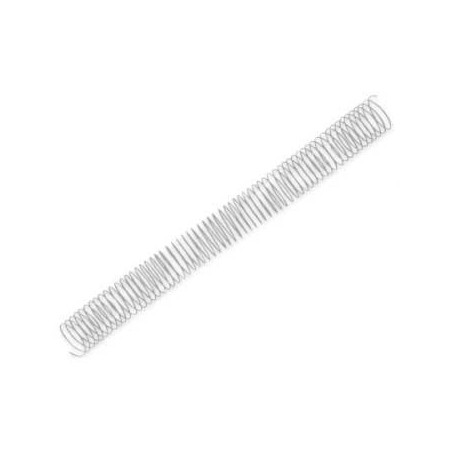 Argolas Espiral Metalicas Passo 5:1 26mm Cx 50 Prata / Escri