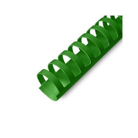 Argolas Pvc Encadernar 18mm p/ 140 Folhas Cx 100un Verde / E