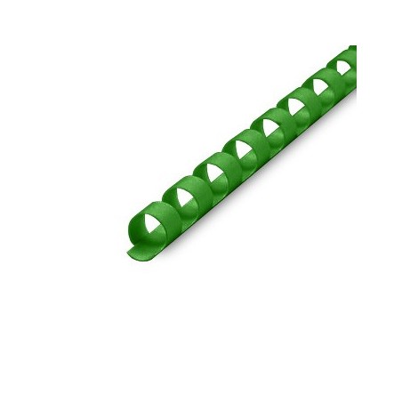 Argolas Pvc Encadernar 06mm p/ 20 Folhas Cx 100un Verde / Es